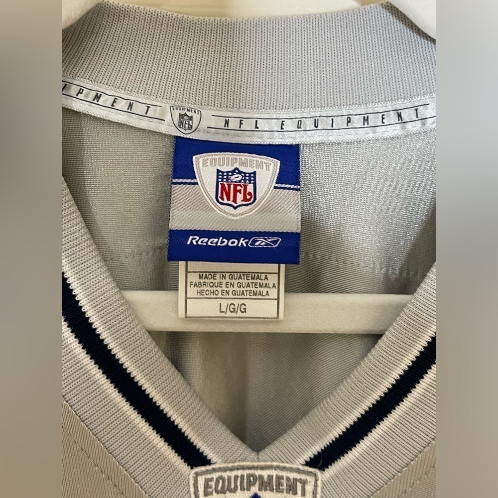 Roy Williams Dallas Cowboys Reebok Jersey Silver large - Picture 12 of 12
